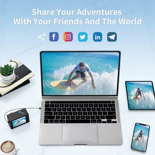 Videocamera 4k waterproof