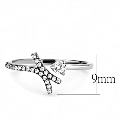 Anello da donna argentato