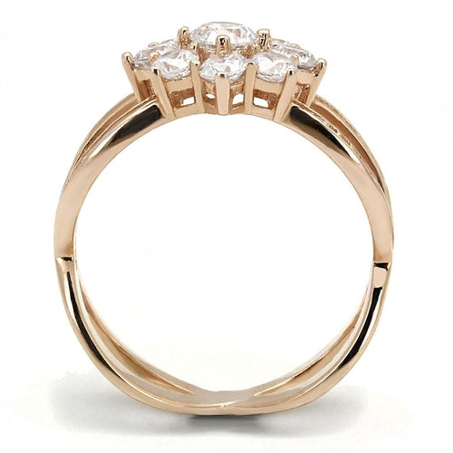 Anello da donna in oro rosa