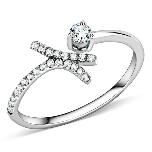 Anello da donna argentato