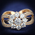 Anello da donna in oro rosa